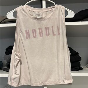 NOBULL Women's Light Pink Crop Tank
